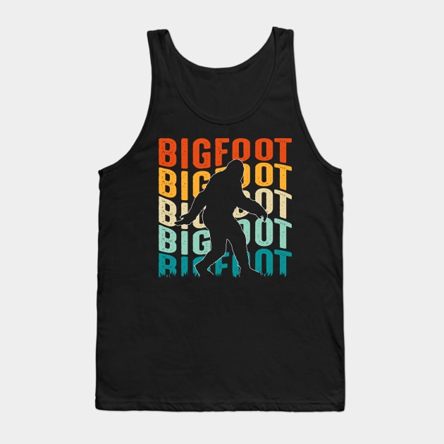 Retro Bigfoot Tank Top by Nasher Designs